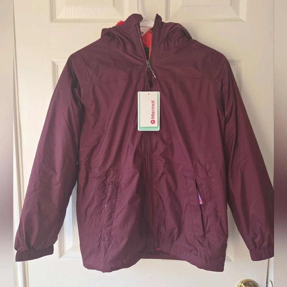 Marmot Boys Jacket L PreCip Eco Component 3-in-1 Jacket 46040-6257 NWT $155